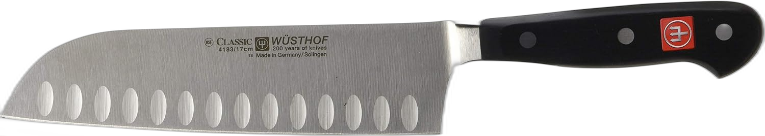 Wüsthof Classic 7" Hollow Edge Santoku