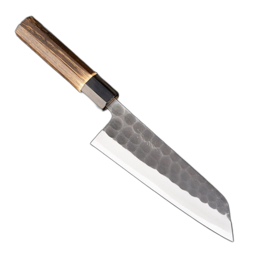 Yoshikane Shirogami #2 Kurouchi Santoku 165mm