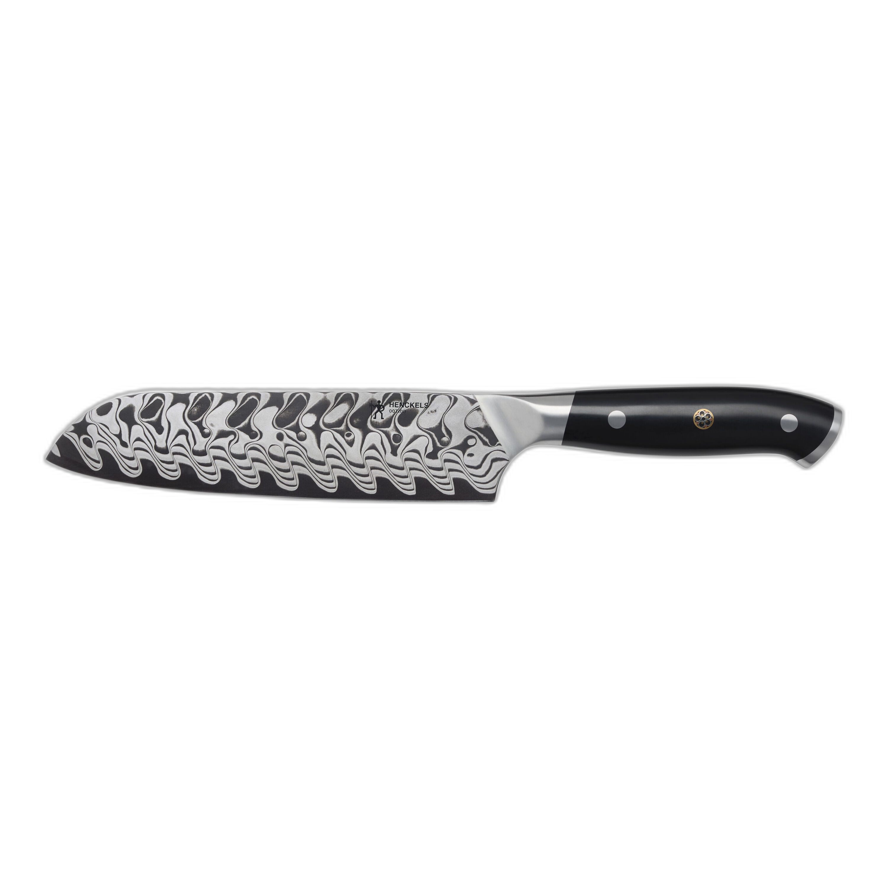 Henckels Compass Damascus 7" Santoku Knife