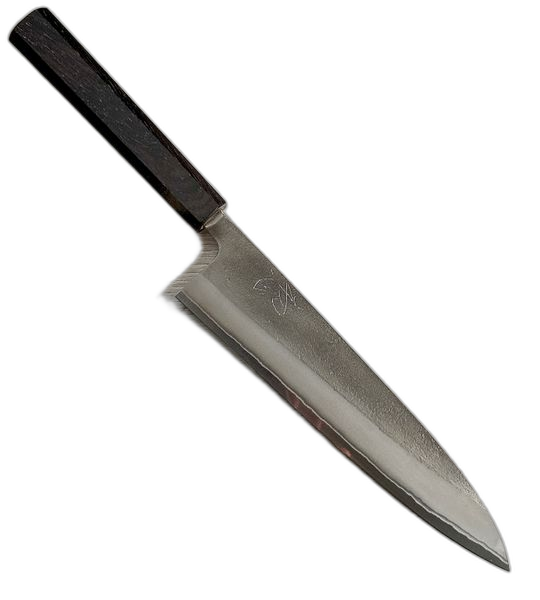 Yoshikane Shirogami #2 Nashiji Stainless Clad Gyuto 210mm