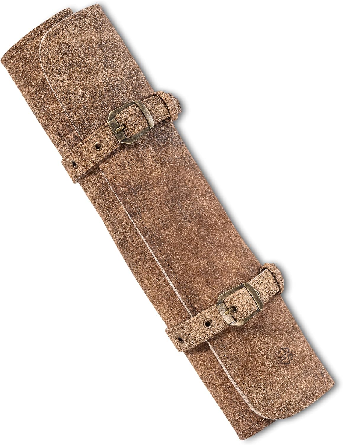 Angus Stoke Knife Roll Bag Genuine Leather – Chef`s knife bag 7 slots – Leather Knife Case S... product photo