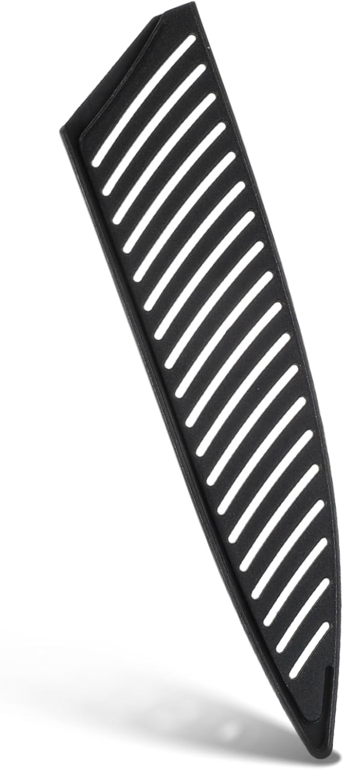Generic Knife Protector Sleeve 8.6 inch Plastic Safety Sheaths Black Kitchen Knife Prote... product photo