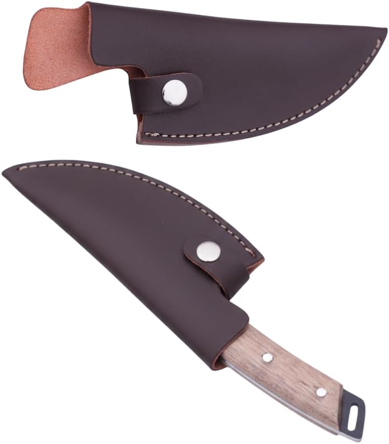 Generic JOHN MOSES Kitchen Knife Leather Sheath, Japanese Steel Chef's Knife Holder Perf... product photo