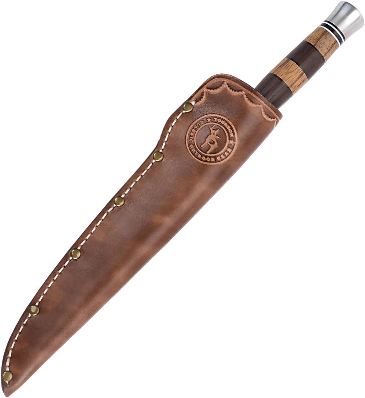 Generic Premium Genuine Leather Boning Knife Sheath with Belt Loop | Handmade Heavy-Duty... product photo