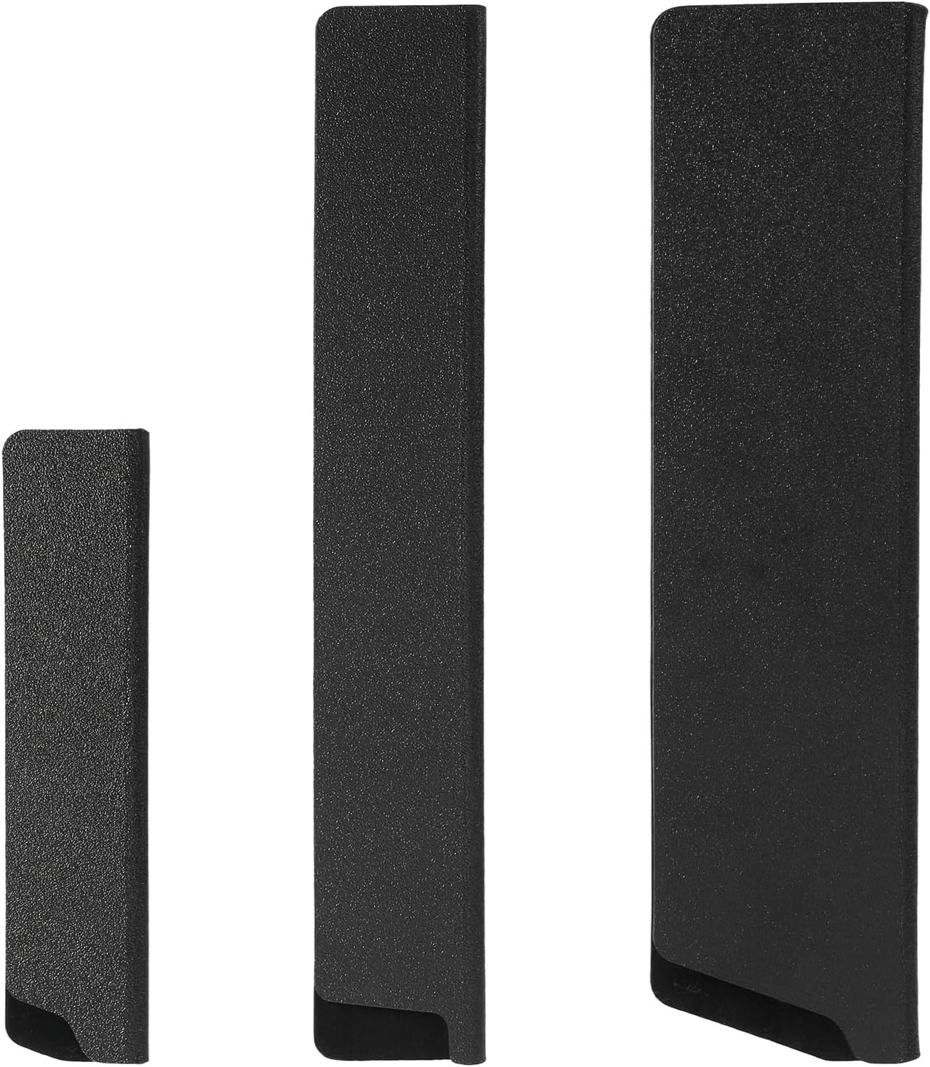 Generic 3pcs Knife Sheath, 3 Sizes Black ABS Chef Knife Cover with Felt Lining Knives Ed... product photo