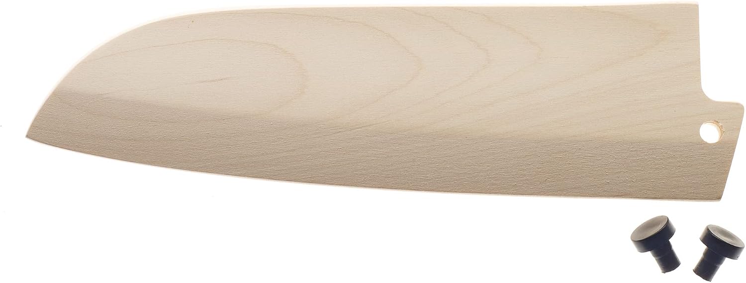 Mercer Culinary Birch Wood Saya Cover Blade Protector for 7" Santoku Knives product photo