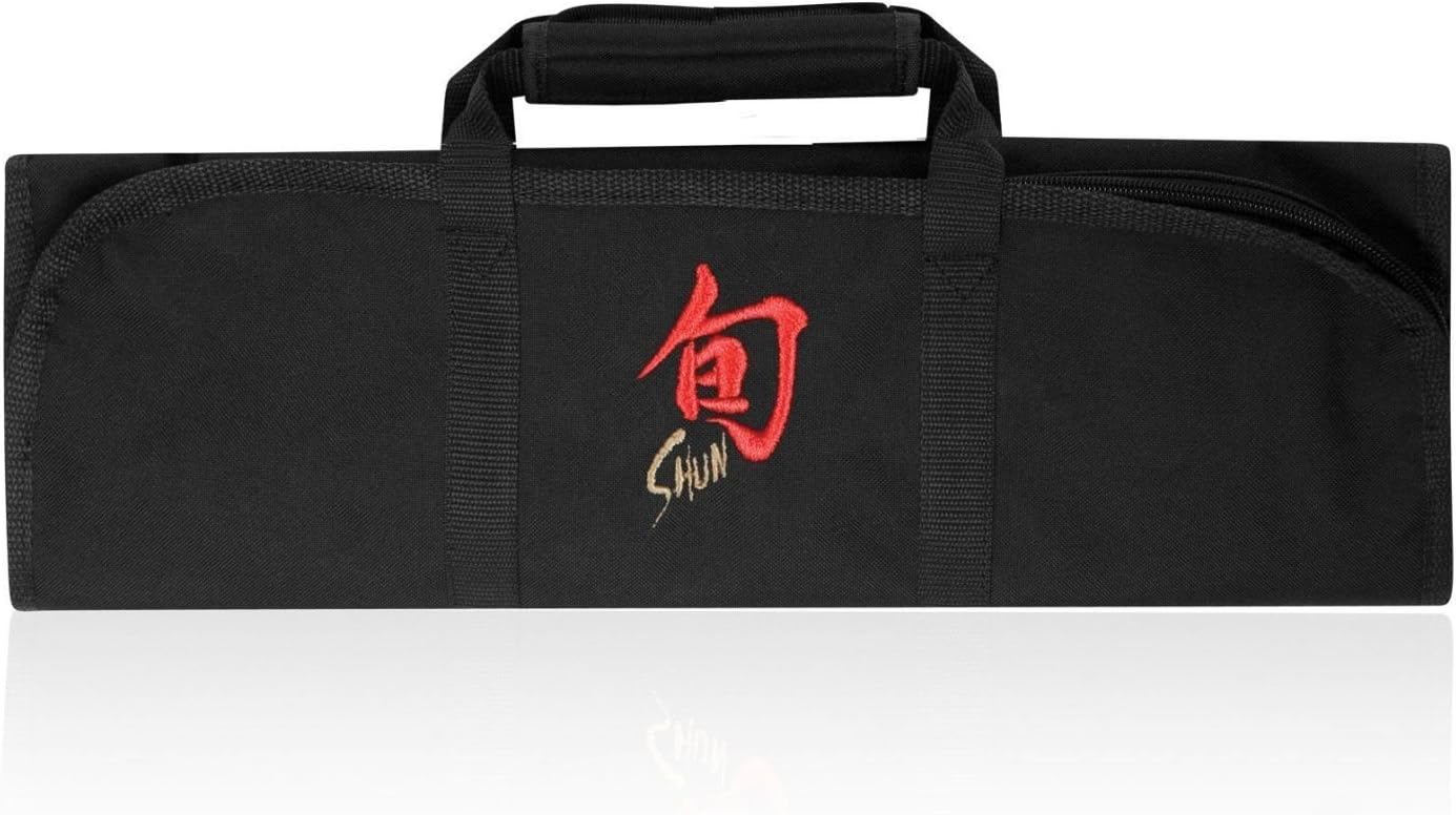 Shun Knife Roll, 8 Slot Kitchen Knife Holder, Carrying Case for Culinary Students and... product photo