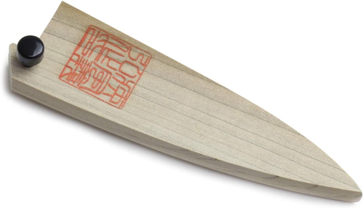 Yoshihiro Yoshihiro Natural Magnolia Wood Saya Cover Blade Protector/Knife Sheath for Paring Knife (3.2'' (80mm)) product photo