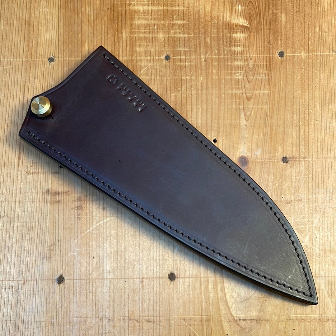Owen Leather Blenheim Forge Stainless Clad Range Funayuki Sheath (170mm) product photo