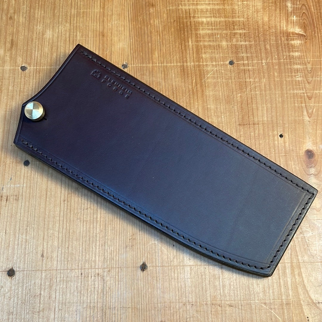 Owen Leather Blenheim Forge Stainless Clad Range Nakiri Sheath (165mm) product photo