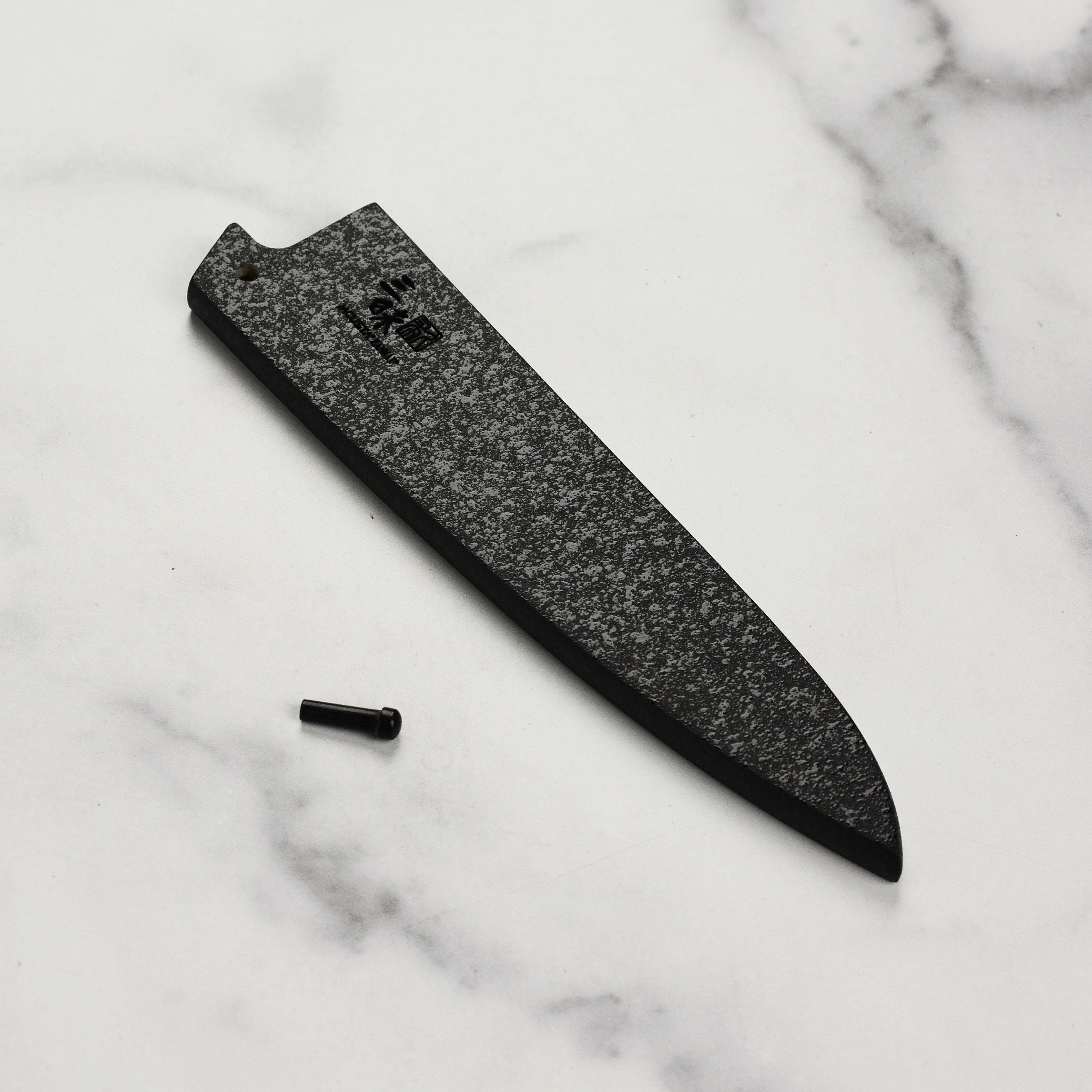 Zanmai Black Lacquer Saya for 5.9" Petty product photo