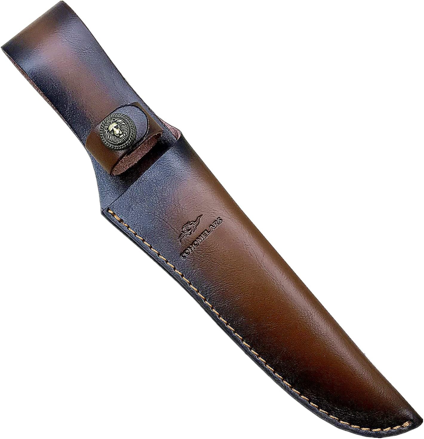 COHOMELARS Fixed Blade Leather Sheath - Large 6.6-7.9 in blade product photo
