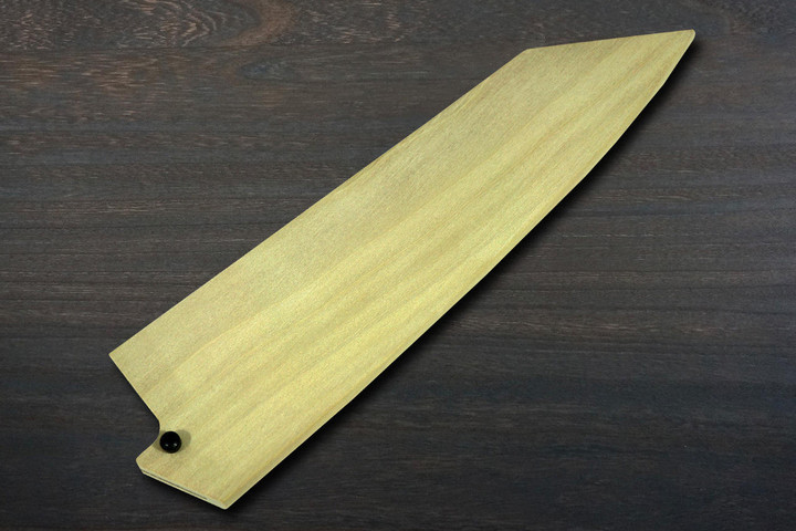 Hocho Knife Magnolia Saya Sheath [with Ebony Pin] - Kengata-Santoku Knife 160mm product photo