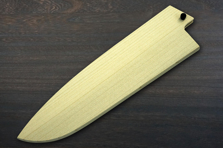 Hocho Knife Magnolia Saya Sheath [with Ebony Pin] - Santoku Knife 180mm product photo