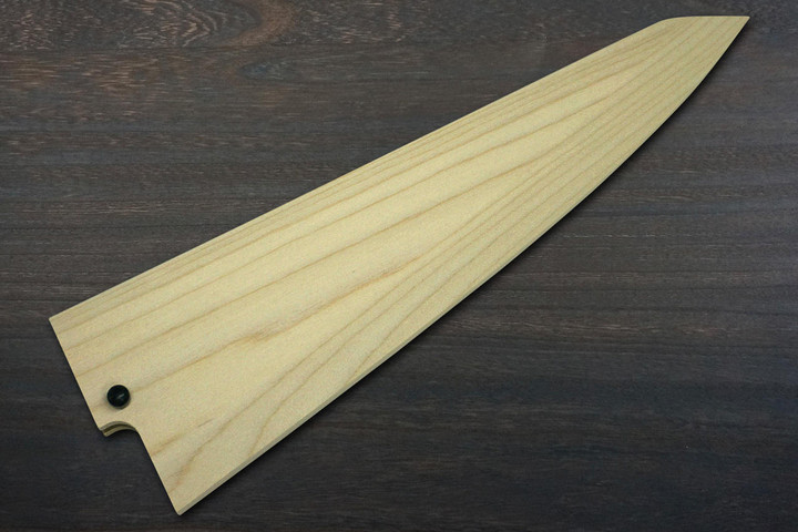 Hocho Knife Magnolia Saya Sheath [with Ebony Pin] - Wa-Garasuki(Boning) 180mm product photo