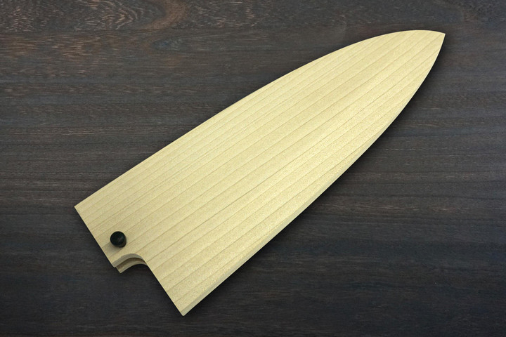 Hocho Knife Magnolia Saya Sheath [with Ebony Pin] - Deba Knife 195mm product photo
