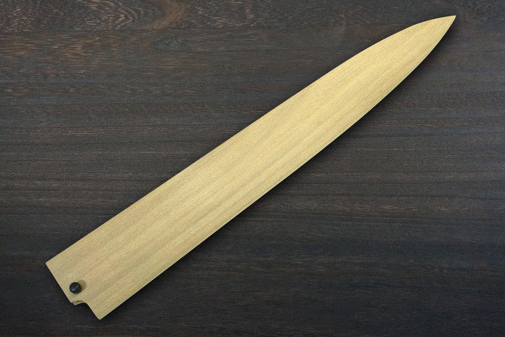 Hocho Knife Magnolia Saya Sheath [with Ebony Pin] - Fuguhiki(Sashimi) 240mm product photo