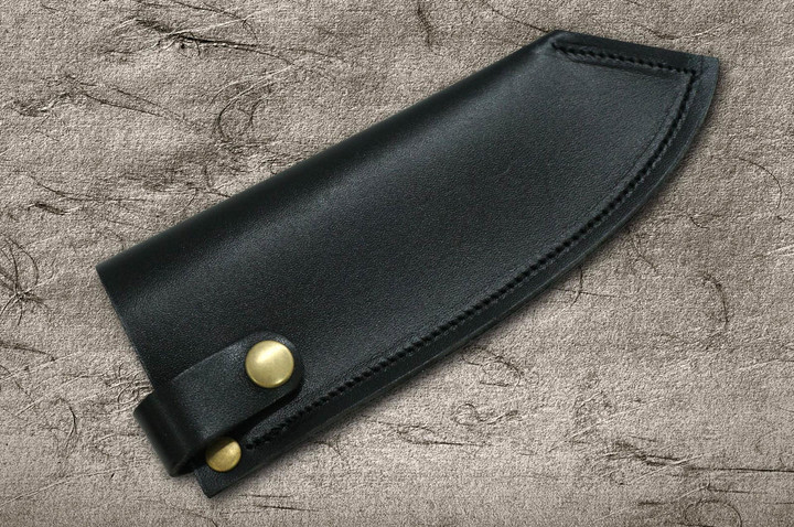 Hocho Knife Natural Leather Knife Cover Saya Sheath - Deba Knife 150mm product photo