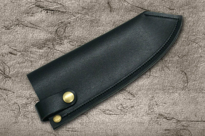 Hocho Knife Natural Leather Knife Cover Saya Sheath - Deba Knife 165mm product photo