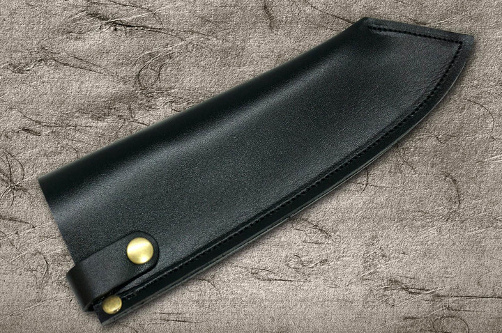 Hocho Knife Natural Leather Knife Cover Saya Sheath - Deba Knife 210mm product photo