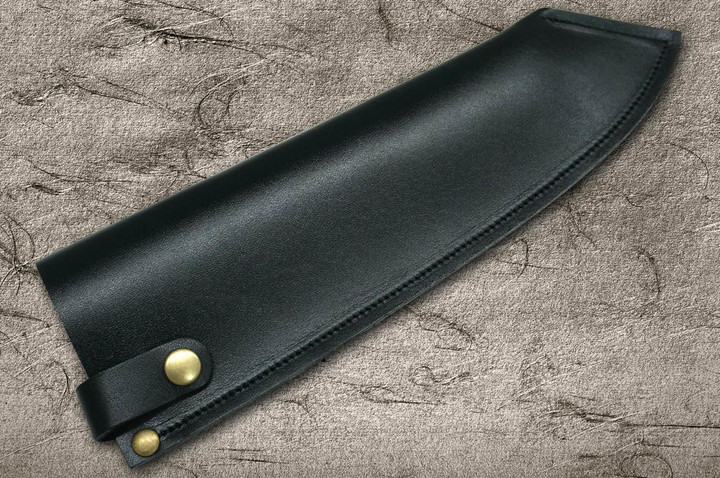 Hocho Knife Natural Leather Knife Cover Saya Sheath - Deba Knife 240mm product photo