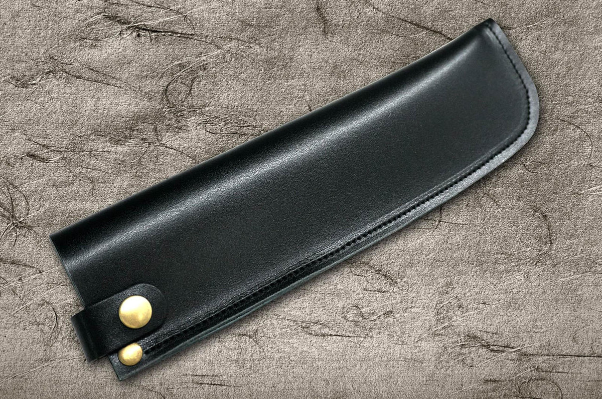 Hocho Knife Natural Leather Knife Cover Saya Sheath - Nakiri & Usuba 210mm product photo