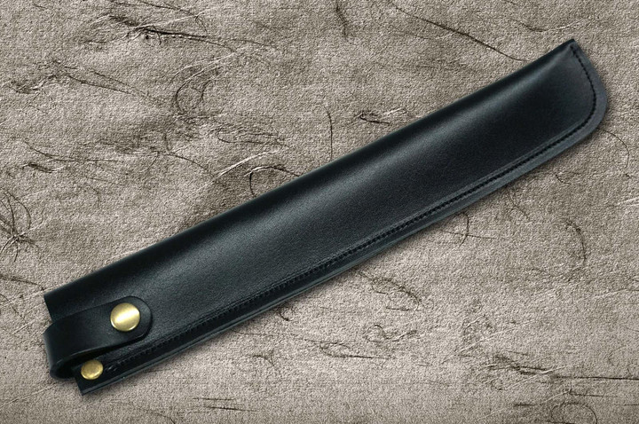 Hocho Knife Natural Leather Knife Cover Saya Sheath - Takohiki & Kengata-Yanagiba 240mm product photo