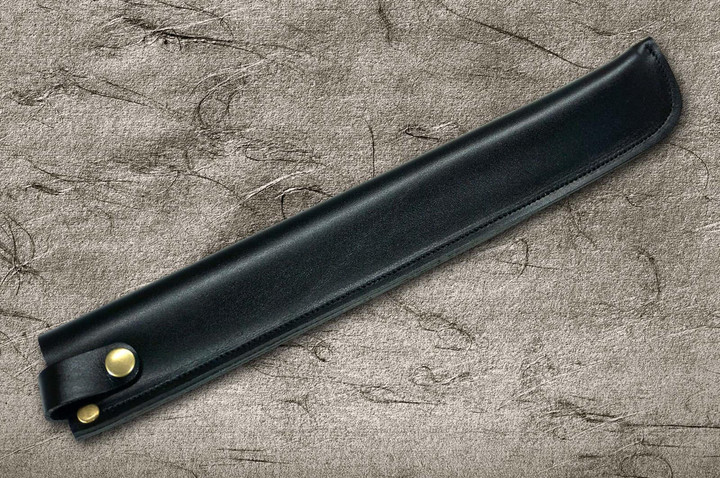 Hocho Knife Natural Leather Knife Cover Saya Sheath - Takohiki & Kengata-Yanagiba 300mm product photo