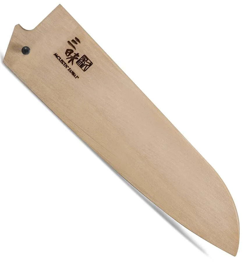 Zanmai Wooden Saya Cover for Santoku 7" (Z238) product photo