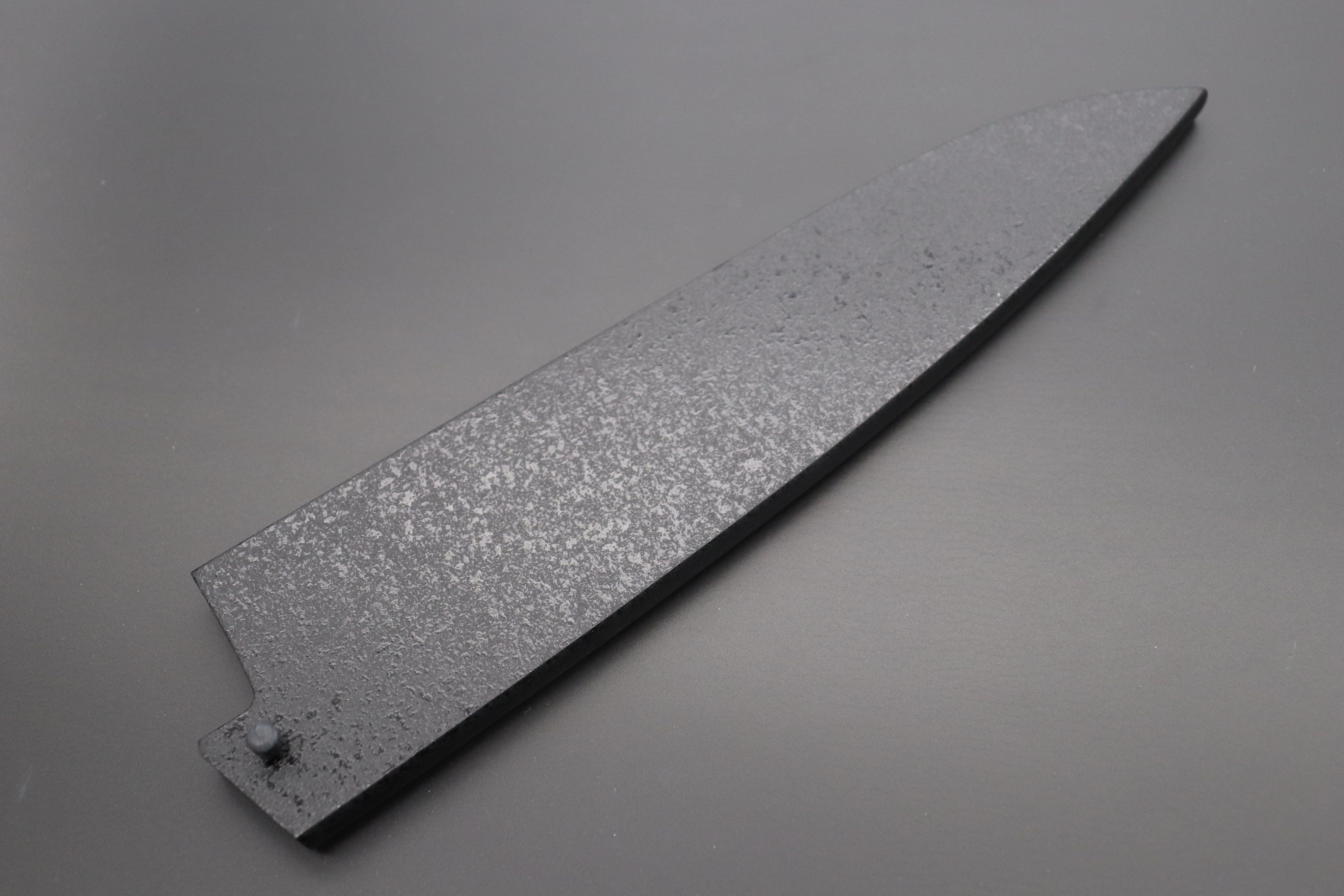Japanese Chefs Knife Black Lacquered Wooden Saya for Gyuto 210mm product photo