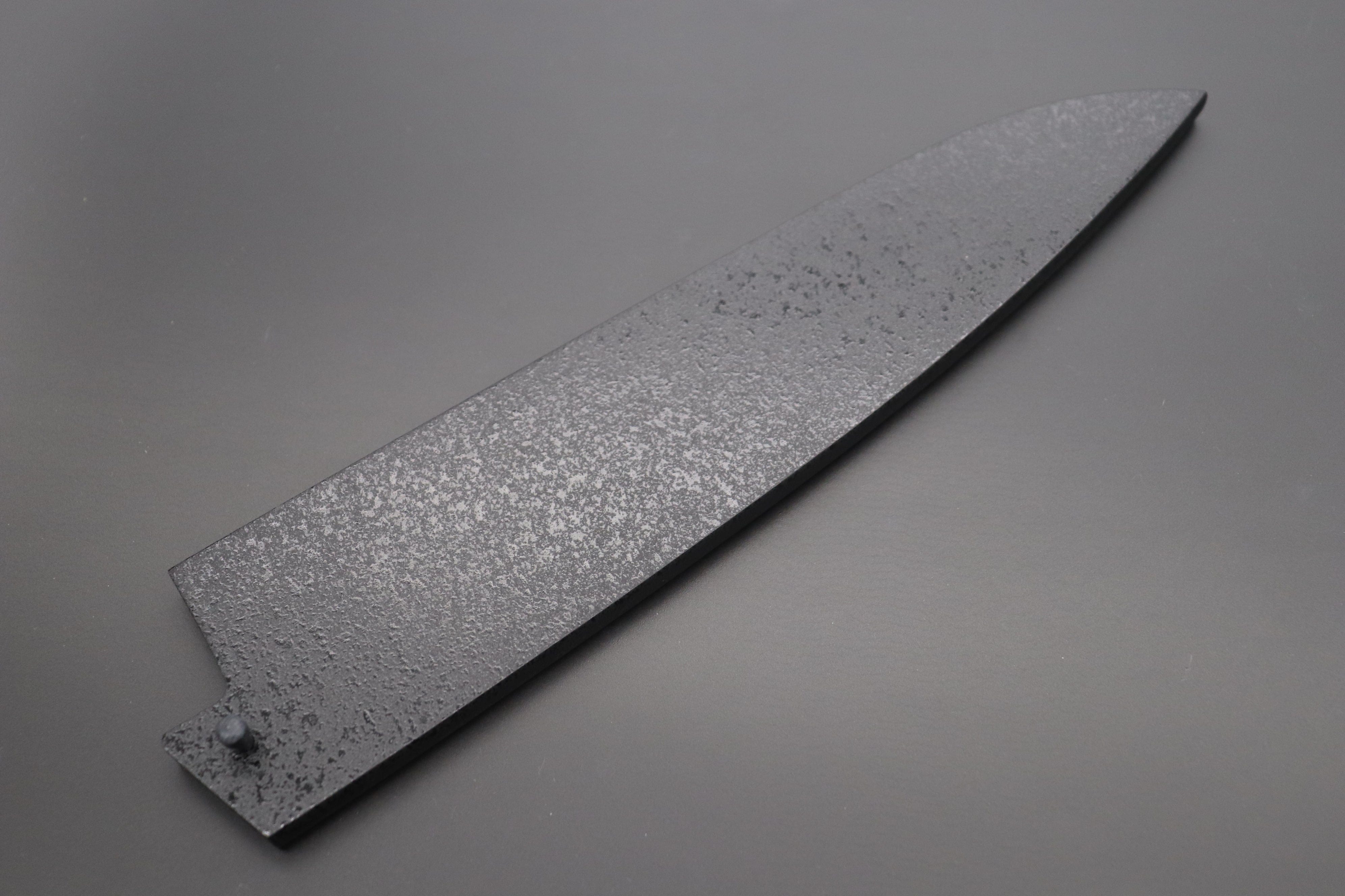 Japanese Chefs Knife Black Lacquered Wooden Saya for Gyuto 240mm product photo