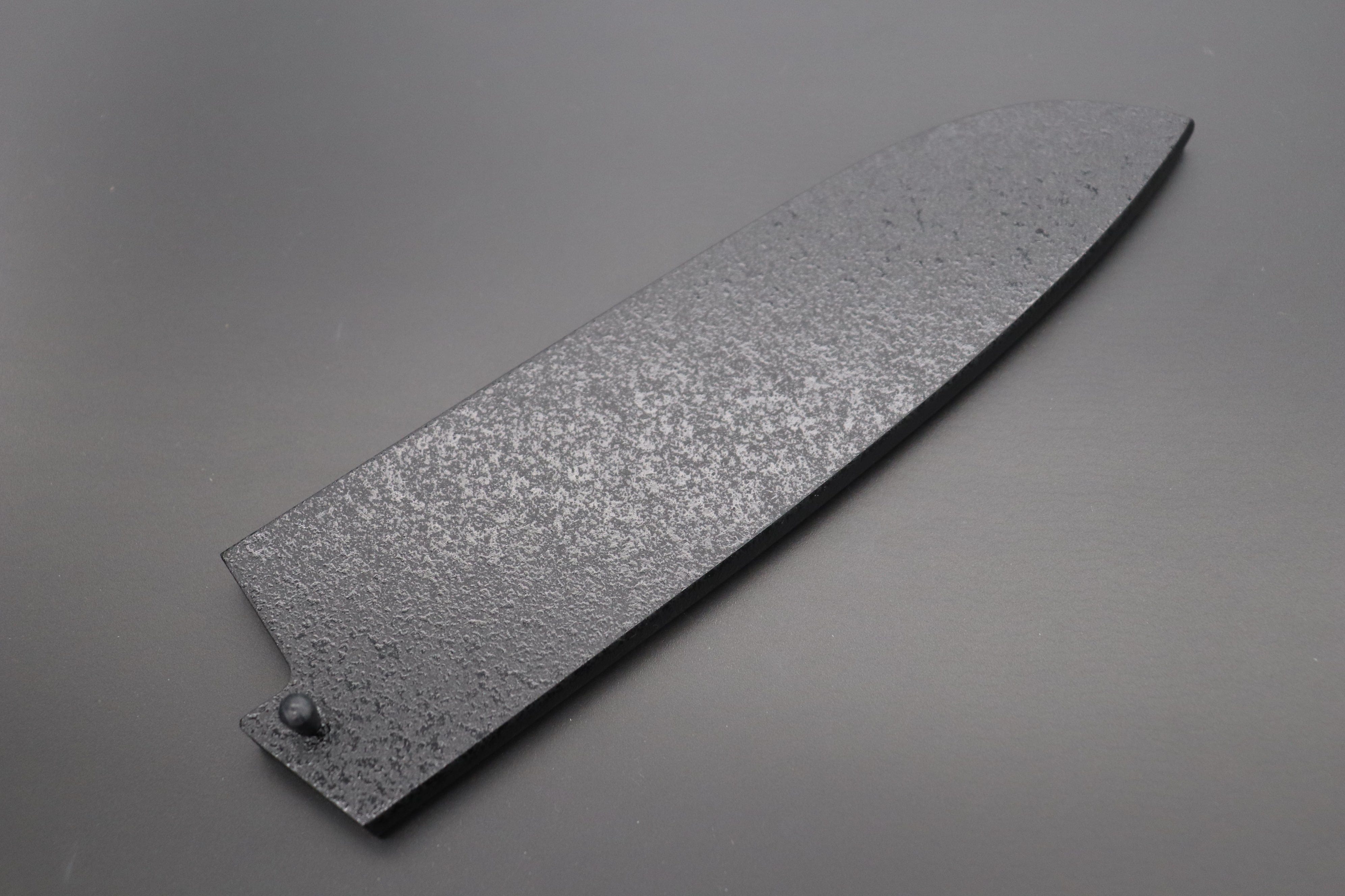 Japanese Chefs Knife Black Lacquered Wooden Saya for Santoku product photo