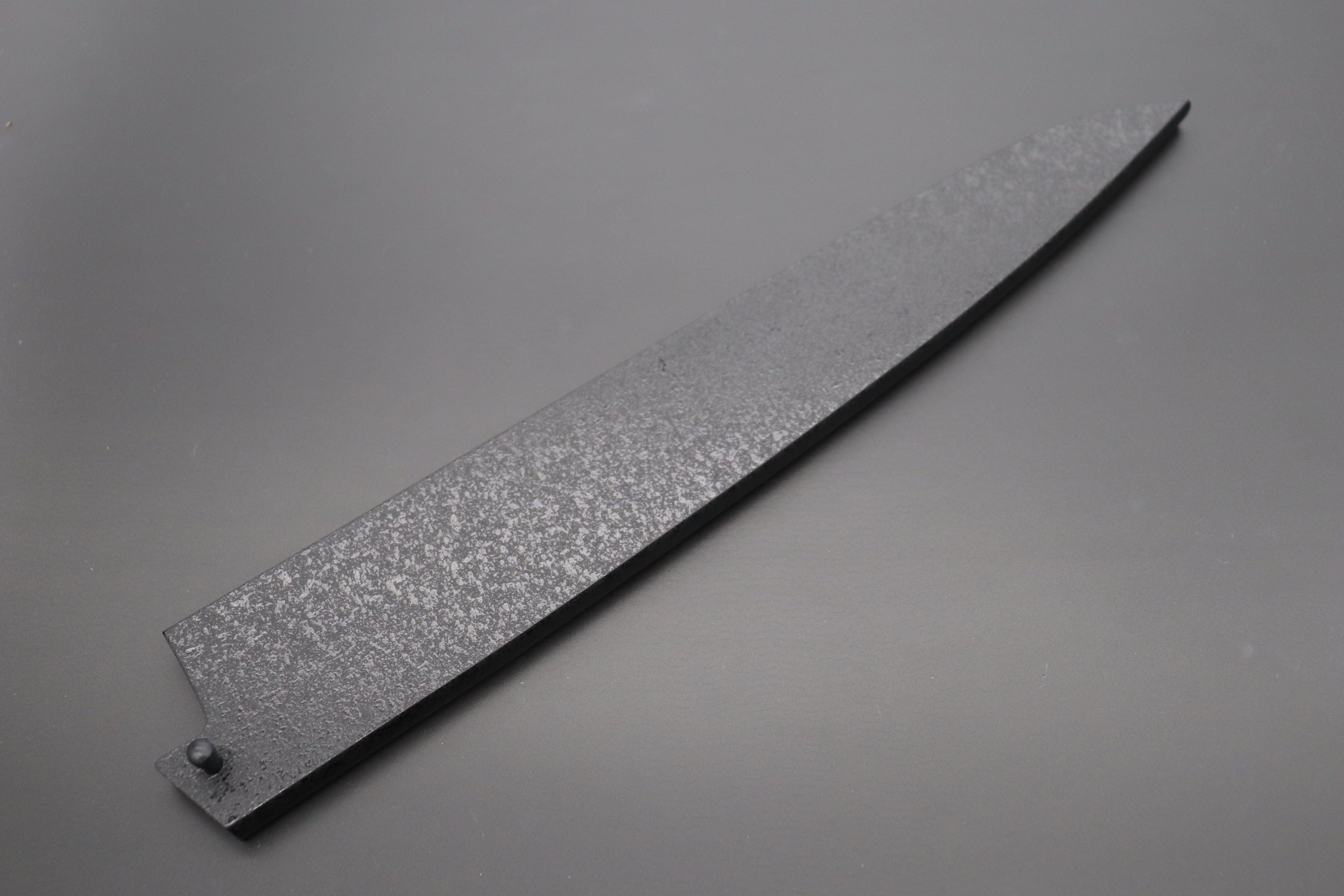 Japanese Chefs Knife Black Lacquered Wooden Saya for Sujihiki 270mm product photo