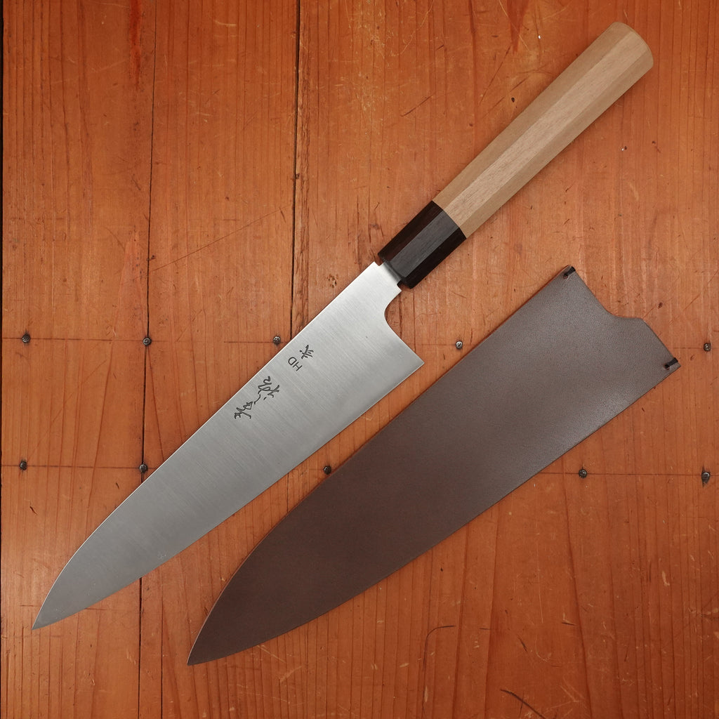 Konosuke Konosuke Sakai HD2 225mm Wa Gyuto with Leather Sheath - 225mm Wa Gyuto bundle product photo