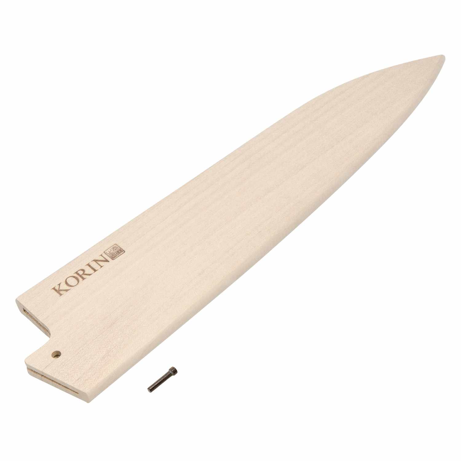 Korin Black Lacquered Magnolia Wood Saya Gyuto 240mm product photo
