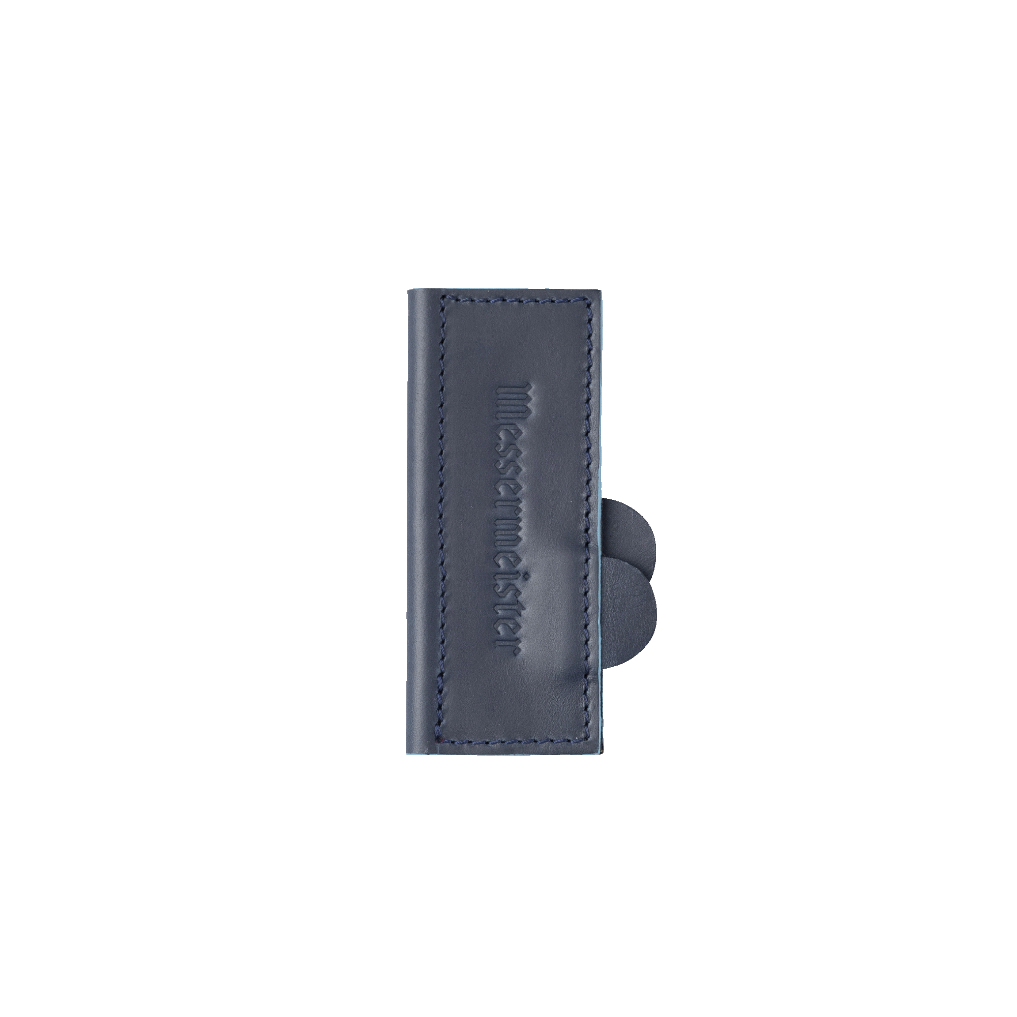 Messermeister Midnight Navy Leather Magnetic Edge-Guard 4" product photo