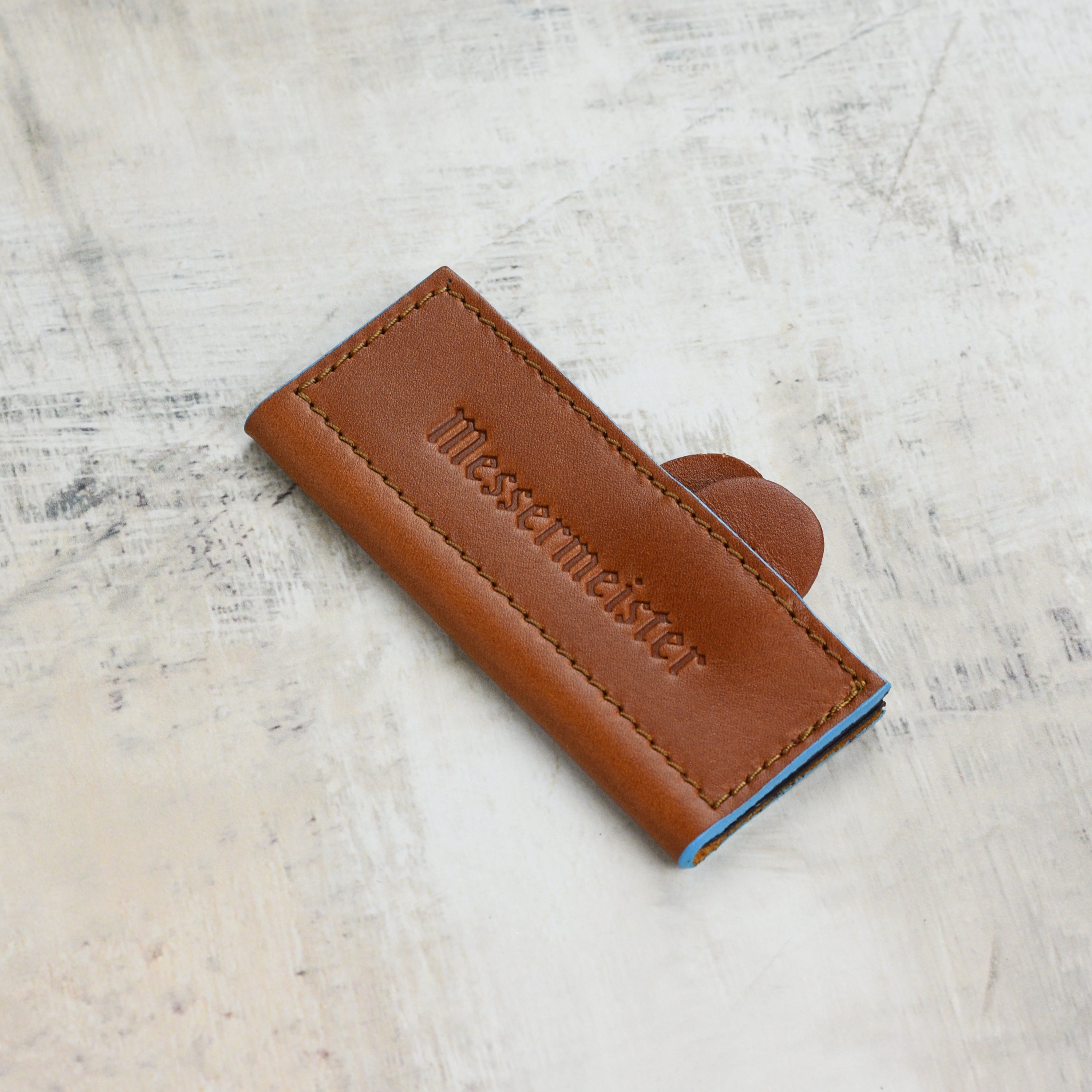 Messermeister Saddle Magnetic Leather Edge-Guard 4" product photo