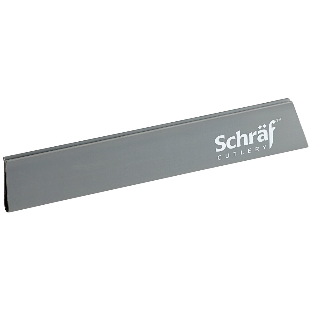 Schraf 9" x 1.5" Gray Polypropylene Blade Guard product photo