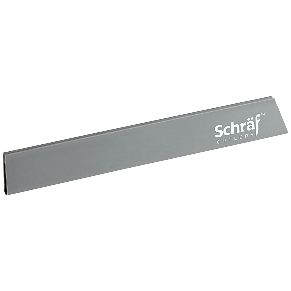 Schraf 11" x 1.5" Gray Polypropylene Blade Guard product photo