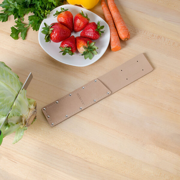 Mercer Culinary Millennia 12" Leather Sheath for Produce Knife (M23841) product photo